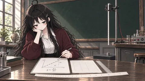v-t 直角坐标系中描点连线成直线，斜率即加速度；纸带问题文章插图，适用数据处理、图像法、逐差法收尾